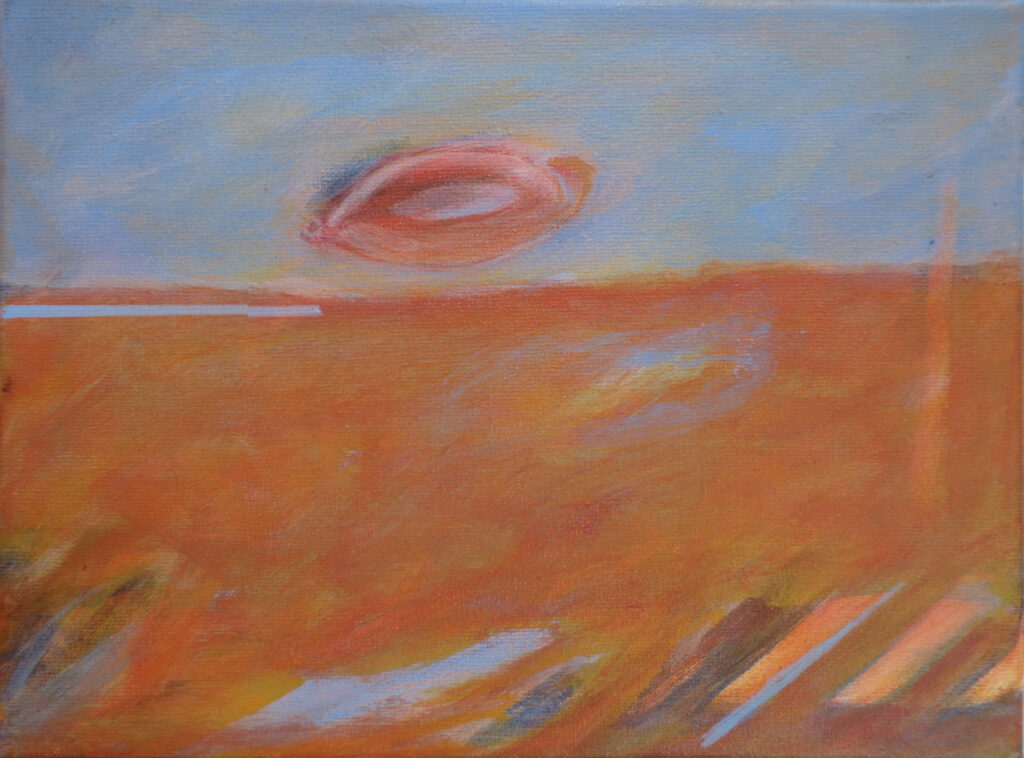 Metamorphose 13, Acryl auf Cotton, 18 x 24 cm, 2013