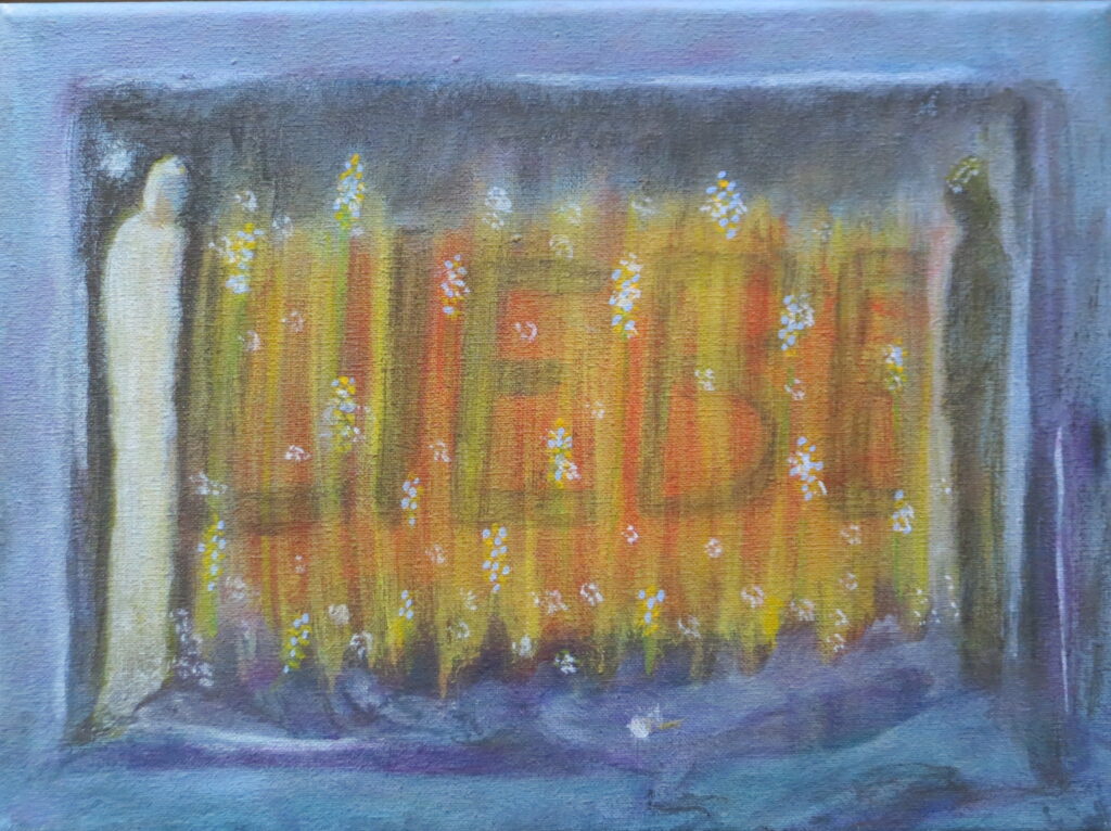 Metamorphose 24, Acryl auf Cotton, 18 x 24 cm, 2013